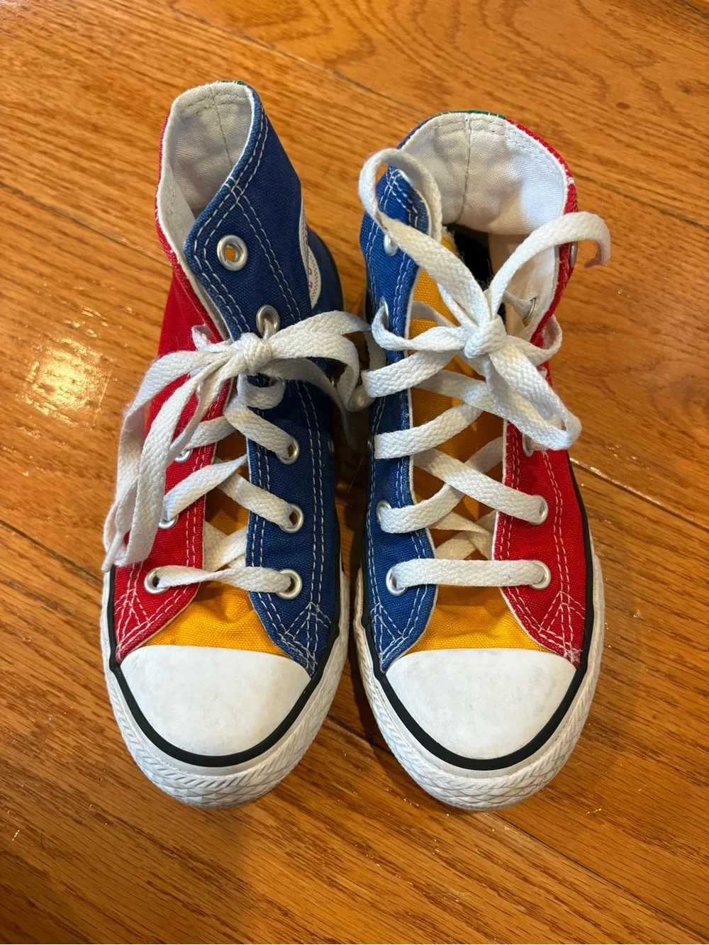 Converse Chuck Taylor All Star High Top Sneakers Boys Youth Size 13 Colorblock